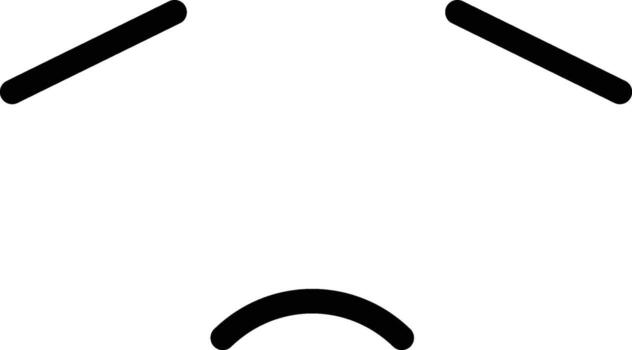 disappointed, face icon. Simple thin line, outline of Emotion icons for UI and UX, website or mobile application on white background vector