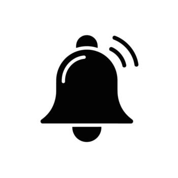 Alert Notification Ringer Ringing Bell Signaling Incoming Announcements or Reminders Application Interface Design Element vector