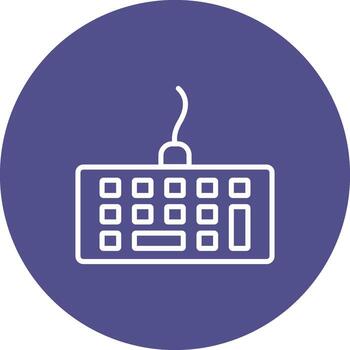 computadora teclado de mecanografía entrada hardware vector