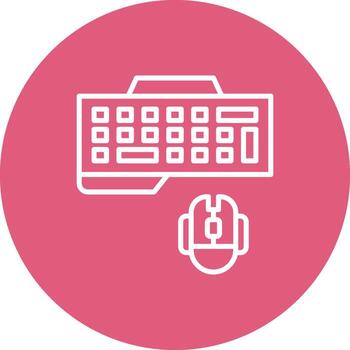 teclado y ratón de computadora hardware periféricos vector