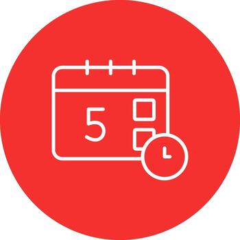 Countdown of timer time count vector