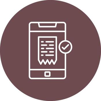 Verify of check confirm approve vector