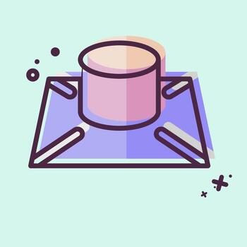 Icon 3D Model. related to Printing symbol. MBE style. design editable vector