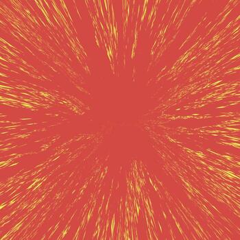 Explode Flash, Cartoon Explosion, Star Burst Isolated on Yellow Background vector