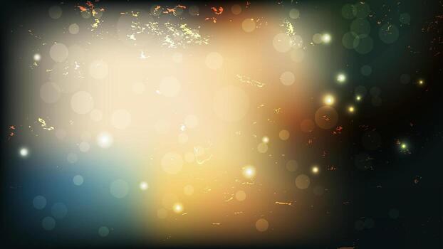 resumen brillante bokeh antecedentes con ligero lugares y degradado textura. modelo con borroso ligero fuga efecto, brillante borroso círculos y Chispa - chispear elementos vector
