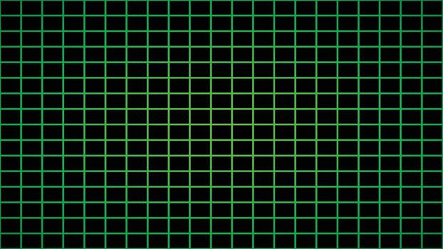 resumen geométrico cuadrícula modelo con vibrante verde y púrpura intersectando líneas vector