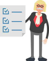 Judge Character and Check List Document png