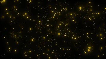 sin costura brillante partículas antecedentes lazo animación en 4k video