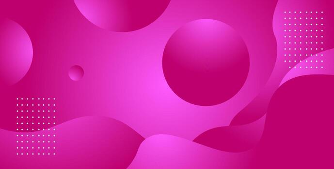 dynamic abstract pink liquid color gradient wavy geometric fluid shape background.. vector