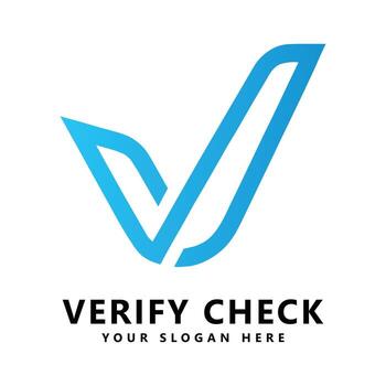 Checklist check mark check logo and icon template vector