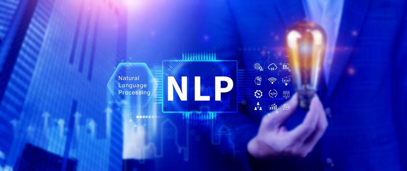 NLP concept, natural language processing, neural network, nlp coaching, neuro linguistic programming, AI Artificial intelligence, data science. learning photo