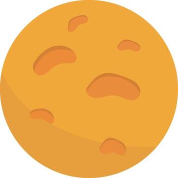 Dwarf Planet Pluto in Outer Space vector