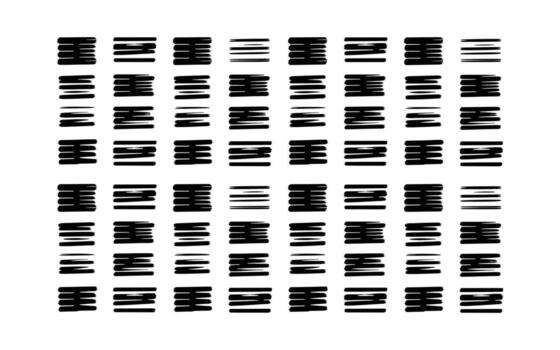 Seamless Pattern of Black Brush Strokes, Perfect for Backgrounds, Textures, and Design Projects Requiring a HandDrawn or Artistic Element and Modern Aesthetic vector