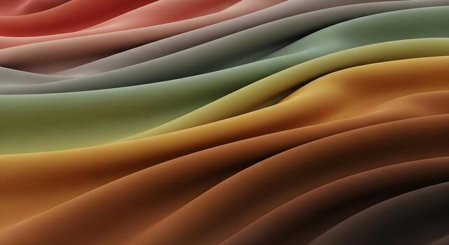 Mesh Gradient minimal composition in fabric surface 3D smooth photo