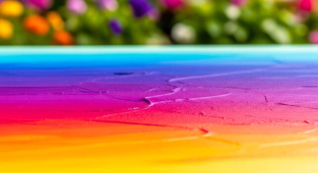 vibrante arco iris degradado textura vistoso resumen cuadro, moderno , verano estado animico foto