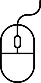 hardware, mouse, pc icon. Simple thin line, outline of hardware icons for UI and UX, website or mobile application on white background vector