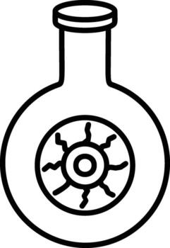 Eye of Halloween icon. Simple outline of halloween for UI and UX, website or mobile application on white background vector