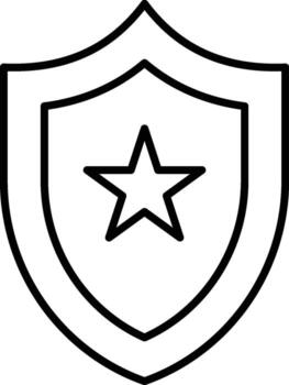 historia, proteger icono. sencillo Delgado línea, contorno de historia íconos para ui y ux, sitio web o móvil solicitud en blanco antecedentes vector