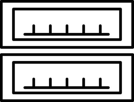 hardware, USB portable icon. Simple thin line, outline of hardware icons for UI and UX, website or mobile application on white background vector