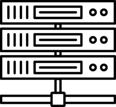 hardware, network drivers icon. Simple thin line, outline of hardware icons for UI and UX, website or mobile application on white background vector