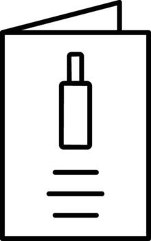 menu, drink icon. Simple thin line, outline of Hotel Service icons for UI and UX, website or mobile application on white background vector