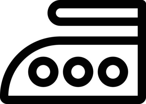 high temperature icon. Simple thin line, outline of Laundry icons for UI and UX, website or mobile application on white background vector