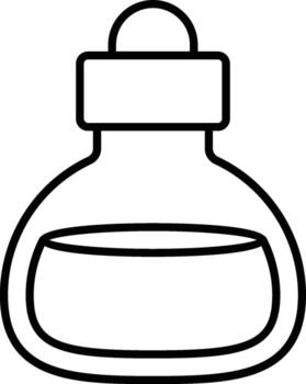 History, poison icon. Simple thin line, outline of History icons for UI and UX, website or mobile application on white background vector