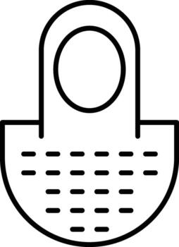 History, chainmail icon. Simple thin line, outline of History icons for UI and UX, website or mobile application on white background vector