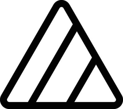 non chlorine icon. Simple thin line, outline of Laundry icons for UI and UX, website or mobile application on white background vector