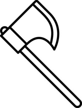 History, axe icon. Simple thin line, outline of History icons for UI and UX, website or mobile application on white vector