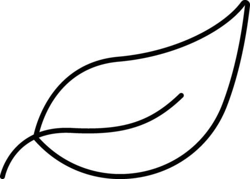 Sycamore leaf icon. Simple thin line, outline of Leaves icons for UI and UX, website or mobile application on white background vector