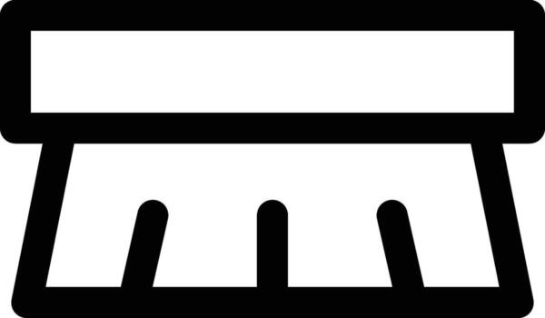 washing brush icon. Simple thin line, outline of Laundry icons for UI and UX, website or mobile application on white background vector