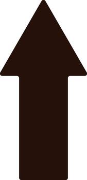 arrow icon. Simple glyph, flat of Location icons for UI and UX, website or mobile application on white background vector