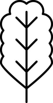 Monstera leaf icon. Simple thin line, outline of Leaves icons for UI and UX, website or mobile application on white background vector