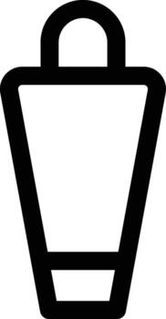 laundry bag icon. Simple thin line, outline of Laundry icons for UI and UX, website or mobile application on white background vector