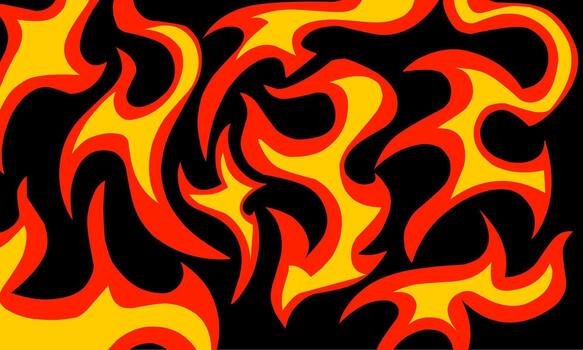 Abstract Flame Pattern Background vector