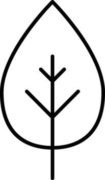 Clover leaf icon. Simple thin line, outline of Leaves icons for UI and UX, website or mobile application on white background vector