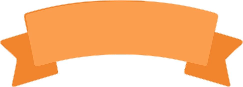 Decorative Ribbon Design with Blank Space for Text or Slogan Element vector