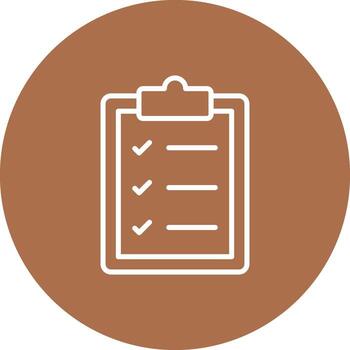Checklist icon list tasks complete vector