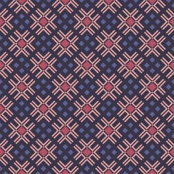 Geometric Lineal Seamless Motif Elegant Ornament Repetitive Pattern for Textile vector