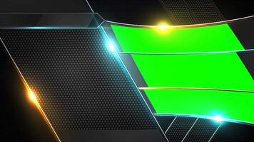 verde schermo modello con metallico telaio e moderno design per soddisfare creazione e la modifica esigenze video