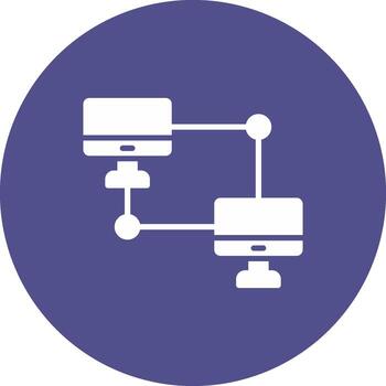 Peer To Peer symbol art network connect p2p vector