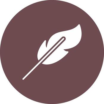 Quill backup write feather ink vector