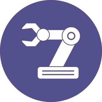 Robot Arm symbol art automation machine factory vector