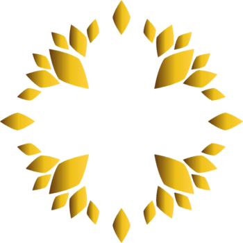 Elegant Gold Leaf Ornament for Certificates png