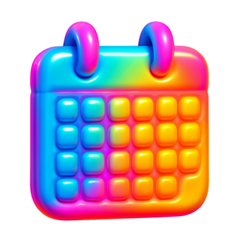 un computadora ratón muestra un vibrante arco iris degradado en contra un rígido transparente antecedentes png