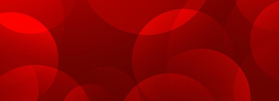 Red glowing circle background. Abstract geometric wallpaper design for banner, poster, presentation, cover, brochure, flyer, booklet. Dark round gradient shape pattern backdrop. vector