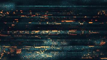 Dynamic glitch art with vibrant pixelated patterns for modern tech and digital design projects video