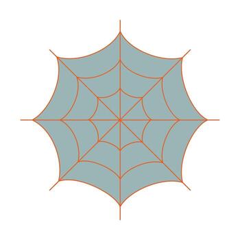 araña web ilustración, Víspera de Todos los Santos telaraña icono - escalofriante elemento vector
