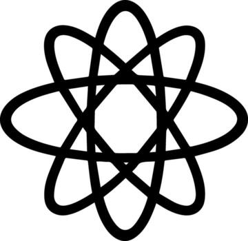 Atomic Sign Symbol vector